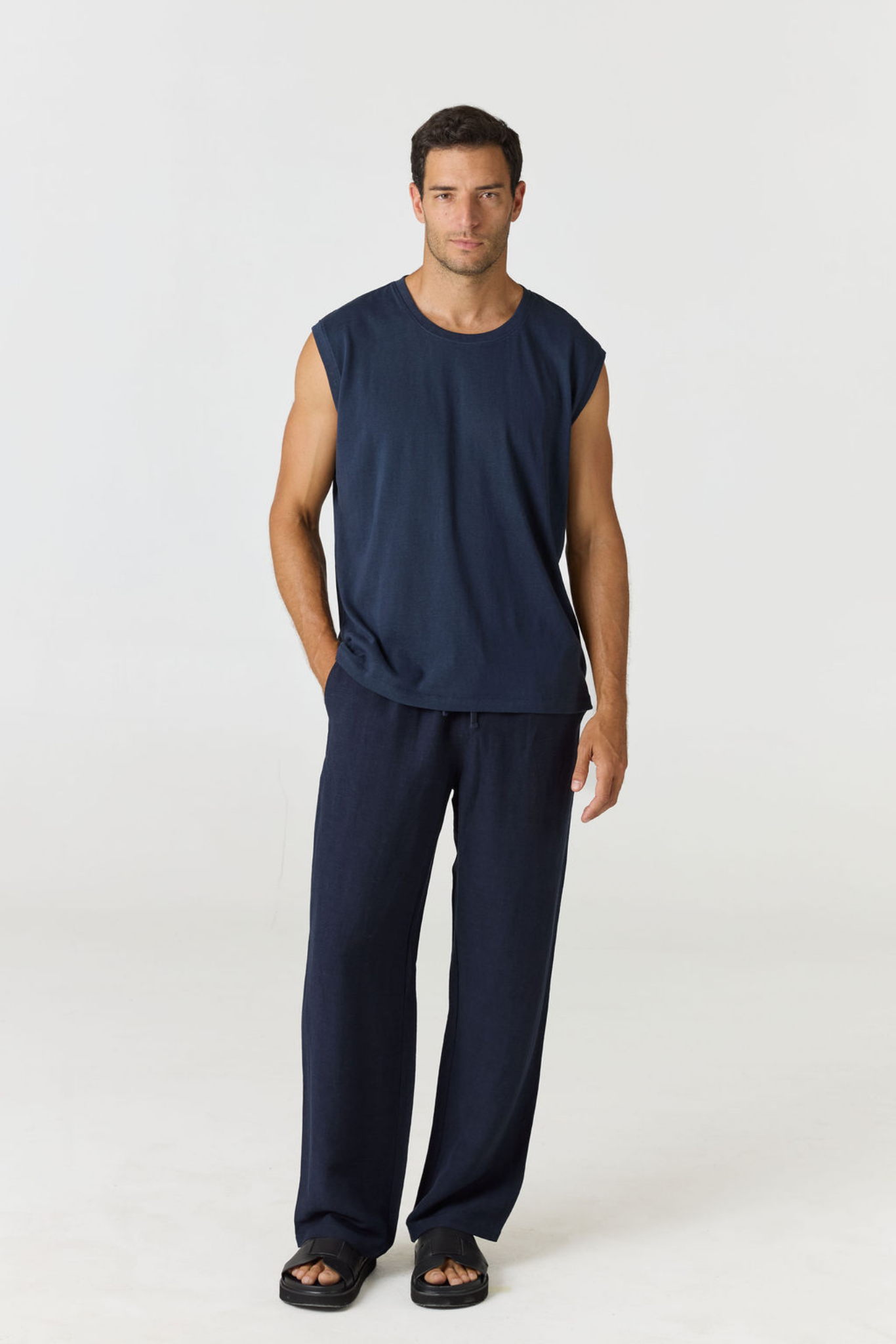 Paros Linen Tank