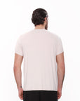 Men's Relaxed Fit Crew Neck Tshirt - Beige