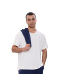 Men's Relaxed Fit Crew Neck Tshirt - White