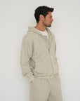 Organic Cotton Zip-UP Hoodie - Grey