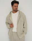 Organic Cotton Zip-UP Hoodie - Grey