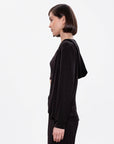 Open Hoodie - Black
