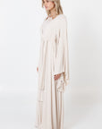 Robe longue ample - Beige