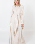 Robe longue ample - Beige