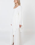 Long Loose Robe - White