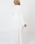 Long Loose Robe - White