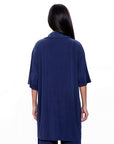 Chemise ouverte - Marine